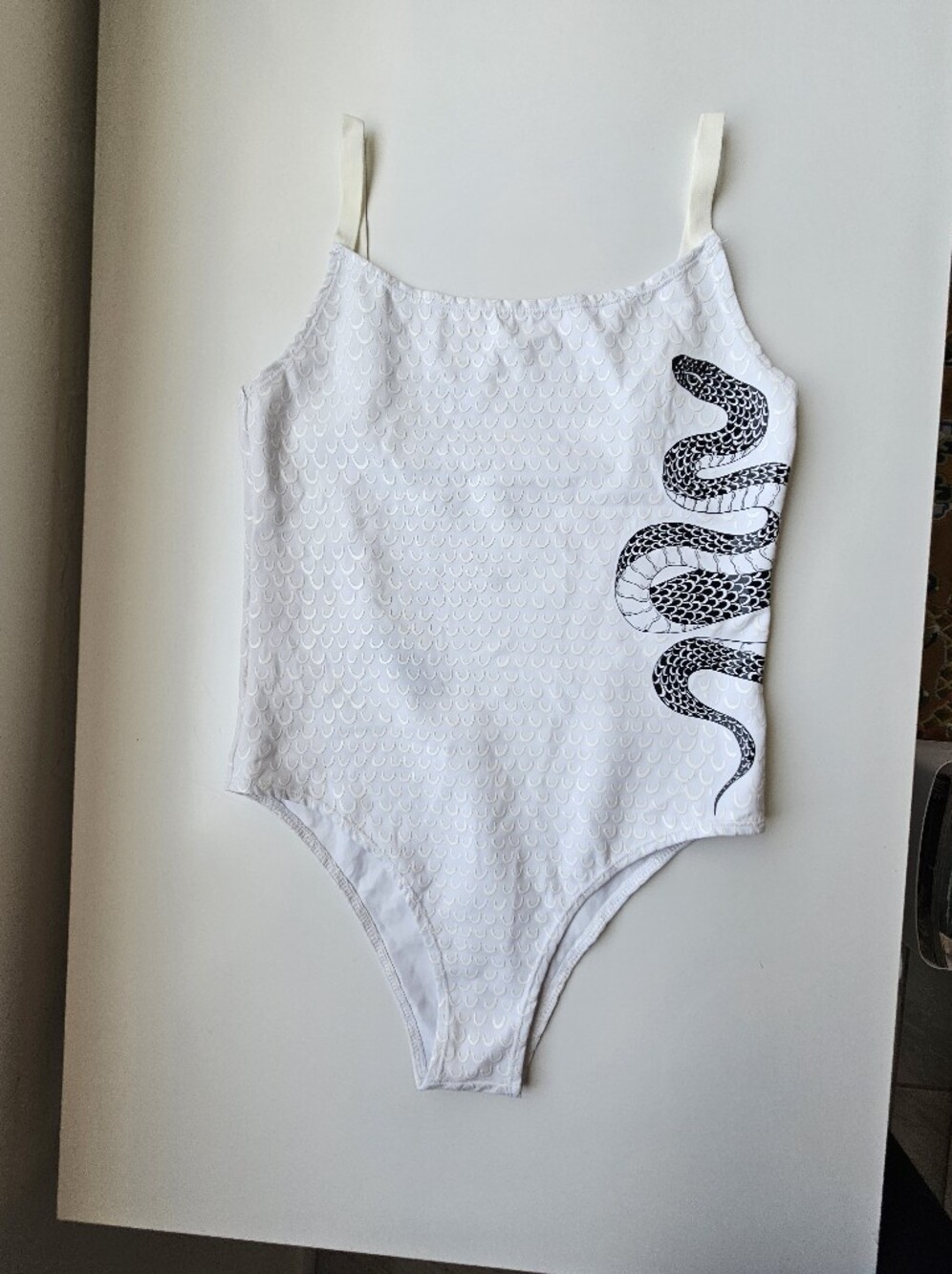 CXIX Gecko Grip Medusa White And Black Snake Bodysuit - Picture 6 of 14